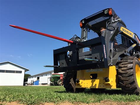 Wide Skid Steer 2 Bale Hay Spear 